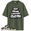 Jordan 1 Mid Black White Olive Match Shirts, Cut From A Different Cloth To Match Jordan 1 Mid Black White Olive