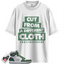 Jordan 1 Retro High OG Gorge Green Match Shirts, Cut From A Different Cloth To Match Jordan 1 Retro High OG Gorge Green