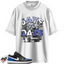 Jordan 1 Low Black Royal Toe Match Shirts, Stacked Sneaker Shirt To Match Jordan 1 Low Black Royal Toe
