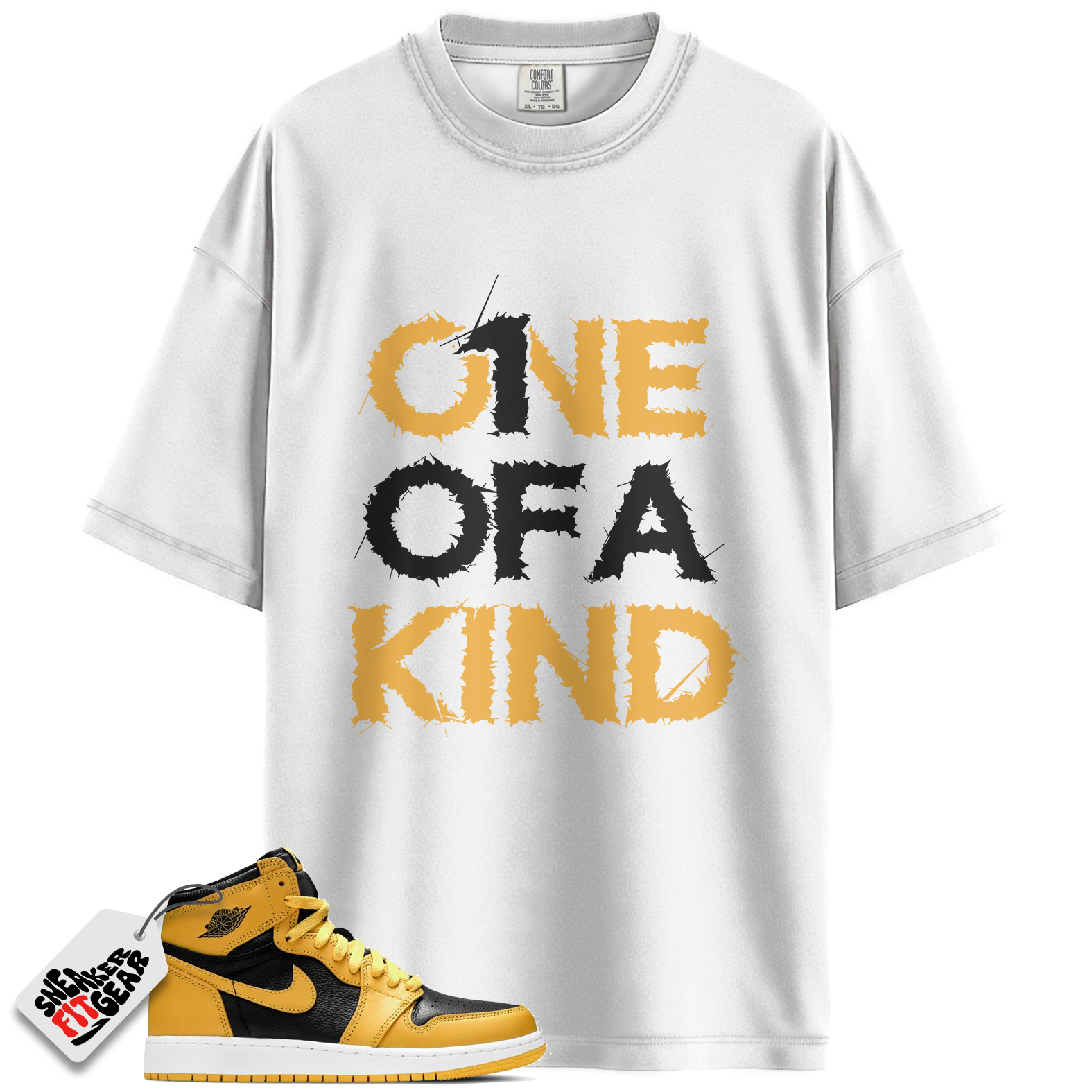 Jordan 1 Mid Yellow Ochre Match Shirts, 1OAK Shirt To Match Jordan 1 Mid Yellow Ochre