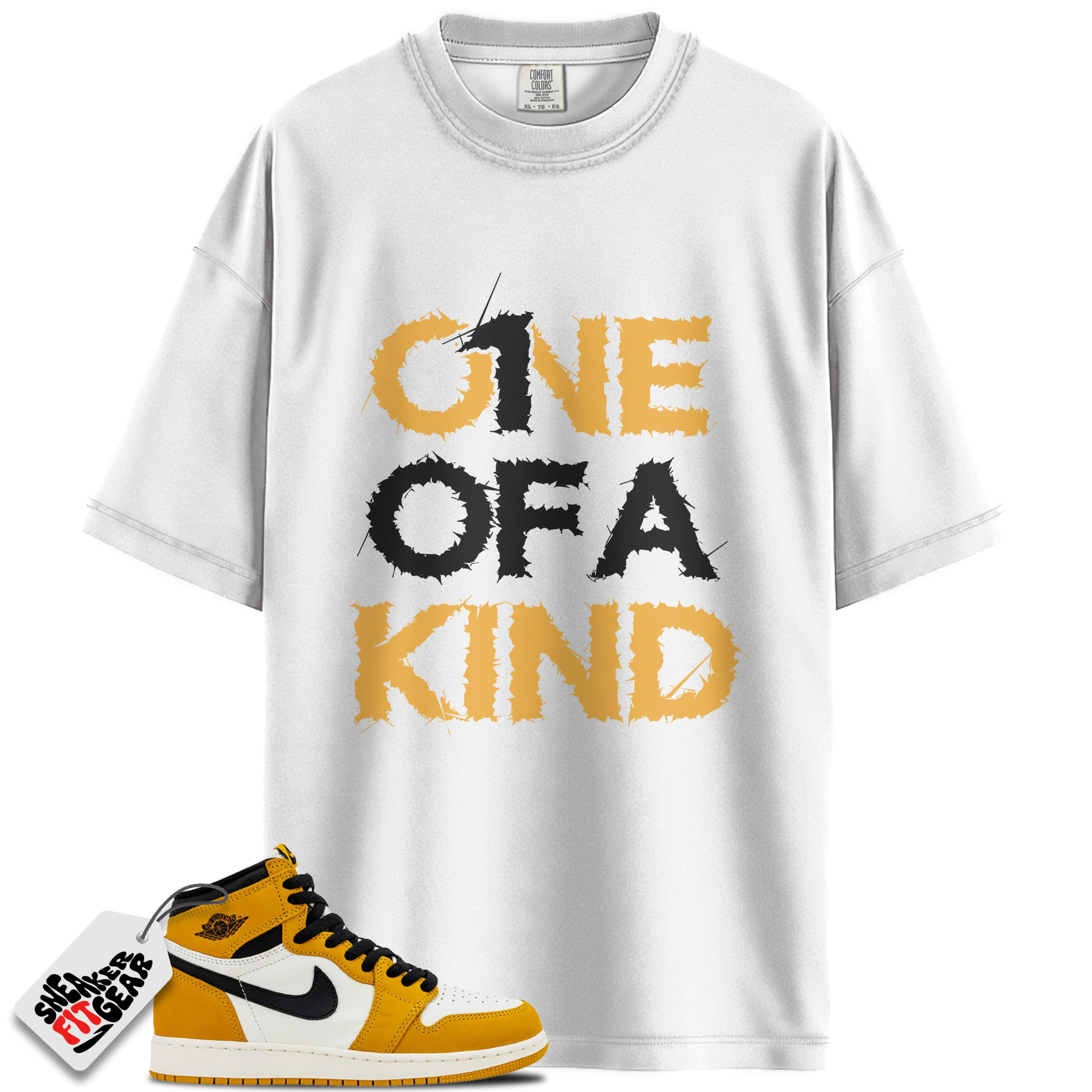 Jordan 1 Retro High OG Yellow Ochre Match Shirts, 1OAK Shirt To Match Jordan 1 Retro High OG Yellow Ochre