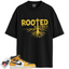 Jordan 1 Retro High OG Yellow Toe Taxi Match Shirts, ROOTED To Match  Jordan 1 Retro High OG Yellow Toe Taxi