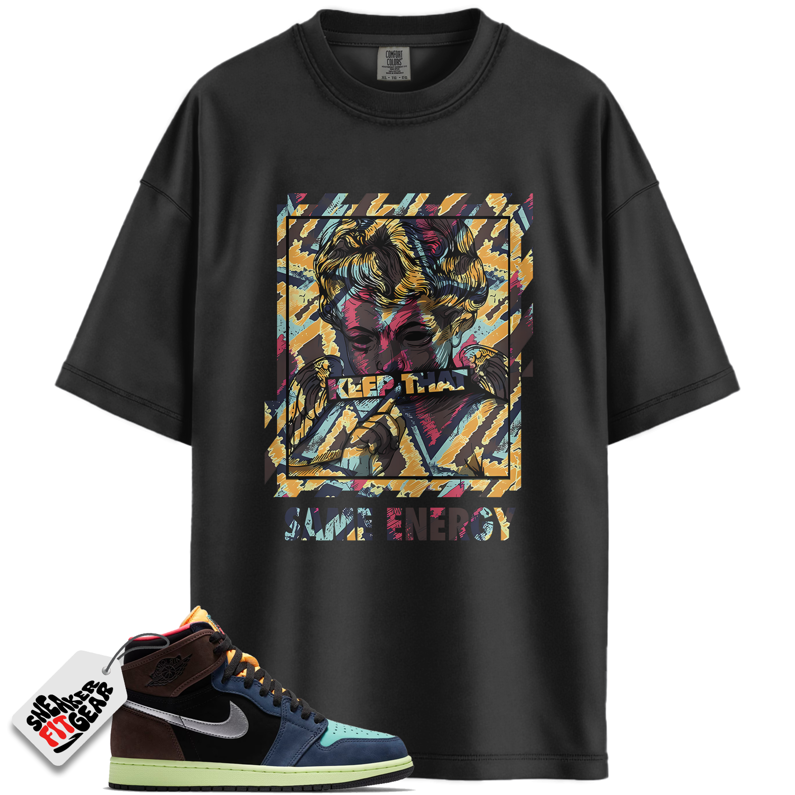 Jordan 1 Retro High Tokyo Bio Hack Match Shirts, ENERGY To Match Jordan 1 Retro High Tokyo Bio Hack Main image