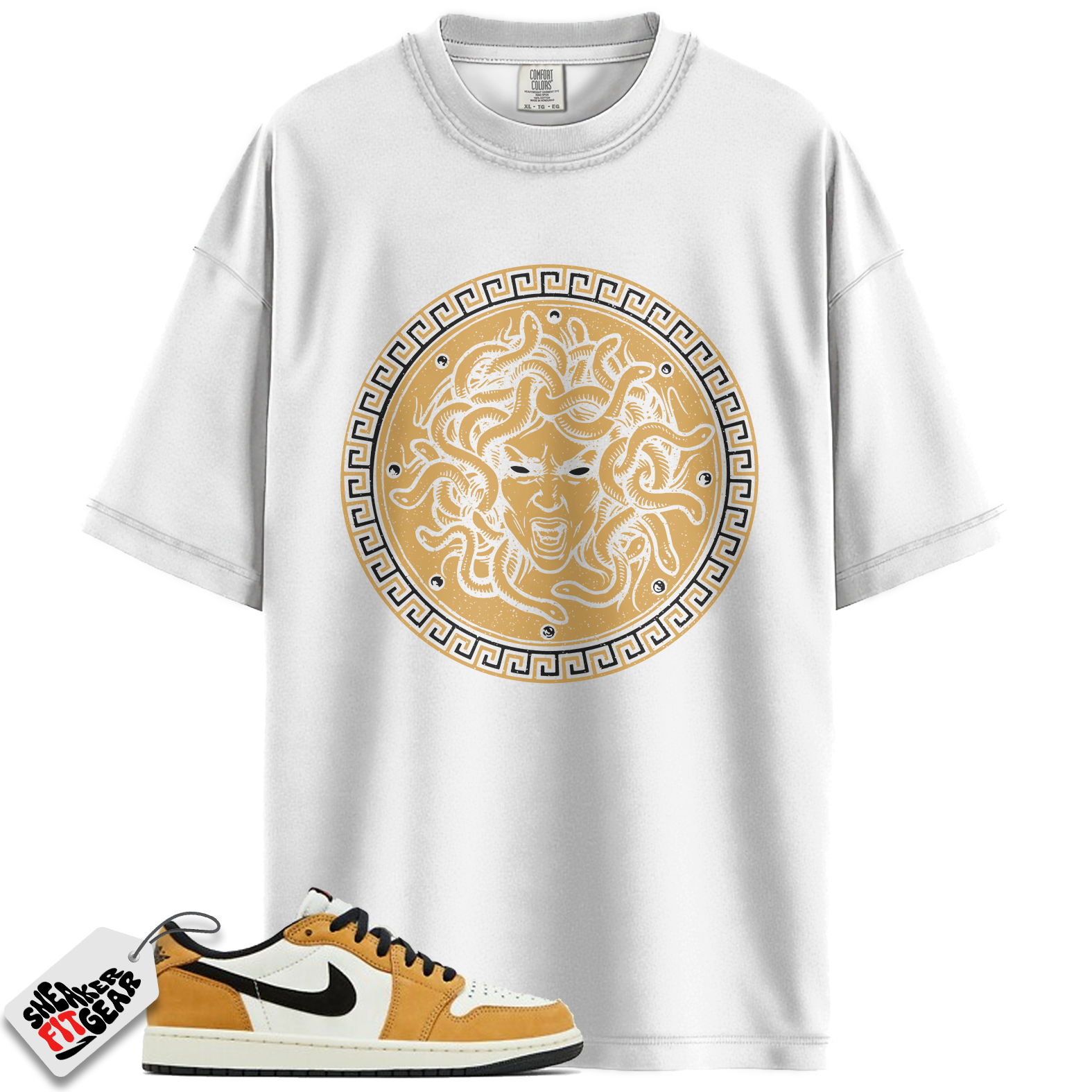 Jordan 1 Low OG Rookie of the Year Match Shirts, Medusa T-Shirt To Match Jordan 1 Low OG Rookie of the Year Main image
