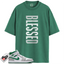 Jordan 1 Mid SE Grey Green Match Shirts, VERTBLS To Match Jordan 1 Mid SE Grey Green