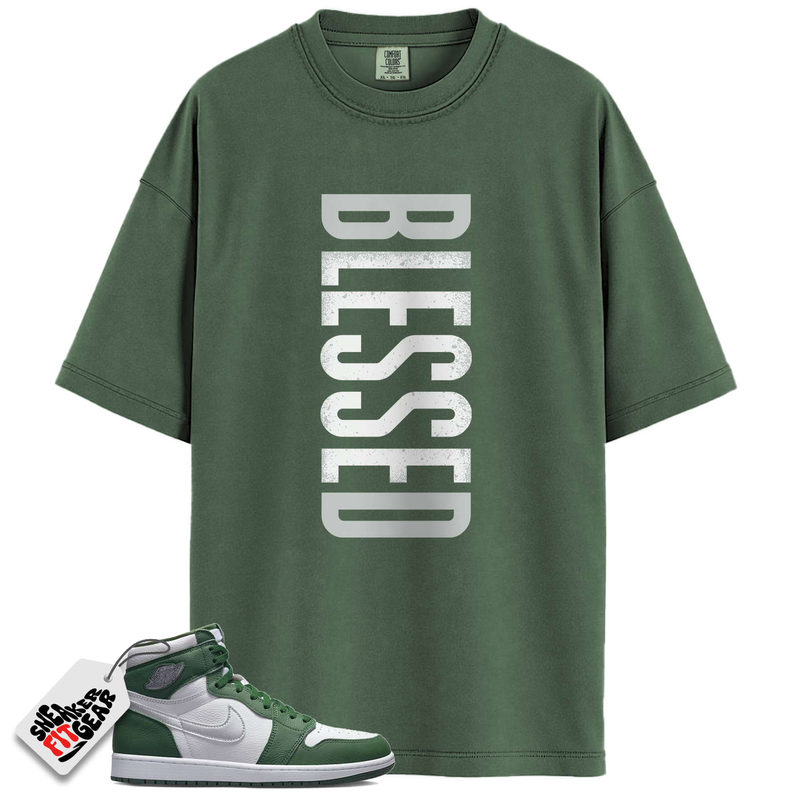 Jordan 1 Retro High OG Gorge Green Match Shirts, VERTBLS To Match Jordan 1 Retro High OG Gorge Green Main image