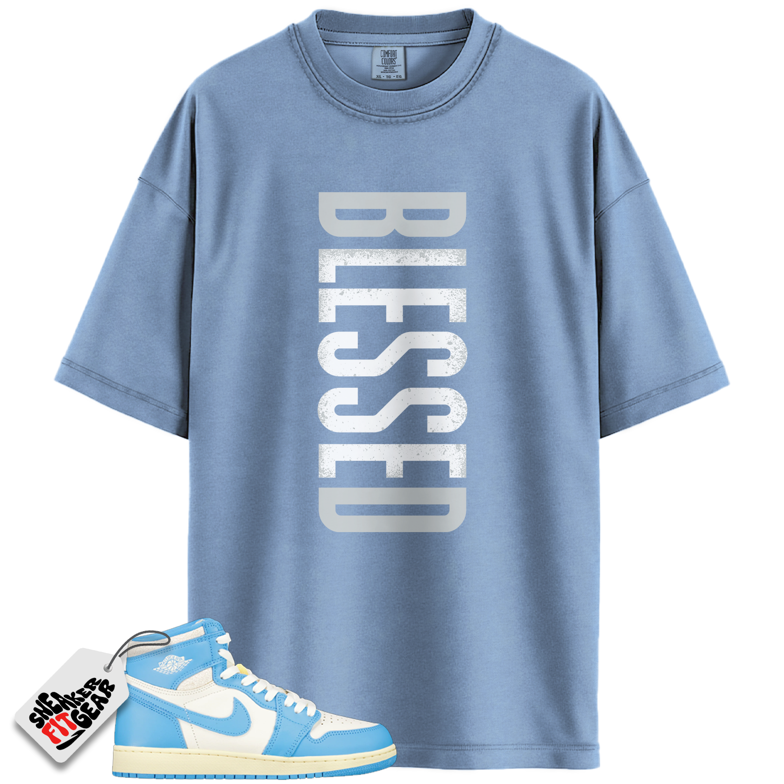 Jordan 1 Retro High OG UNC Reimagined Match Shirts, VERTBLS To Match Jordan 1 Retro High OG UNC Reimagined