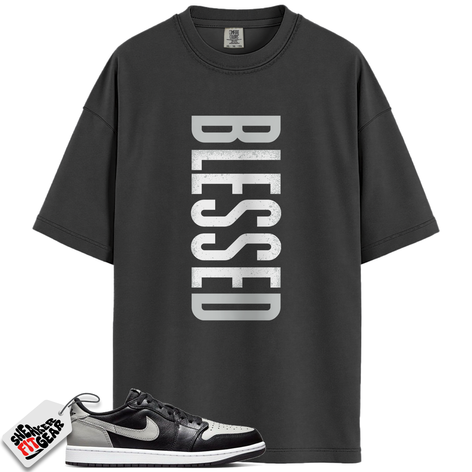 Jordan 1 Retro Low OG Shadow (2024) Match Shirts, VERTBLS To Match  Jordan 1 Retro Low OG Shadow (2024)