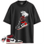 Jordan 1 Retro High OG Black Toe Reimagined Match Shirts, Cartoon Hands Sneaker Tee To Match Jordan 1 Retro High OG Black Toe Reimagined