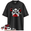 Jordan 1 Retro High OG Black Toe Reimagined Match Shirts, Sneaker Bear Face Unisex Shirts To Match Jordan 1 Retro High OG Black Toe Reimagined