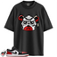 Jordan 1 Low Bred Toe Match Shirts, Sneaker Bear Face Unisex Shirts To Match Jordan 1 Low Bred Toe