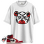 Chicago Jordan 1s Lost and Found Match Shirts, Sneaker Bear Face Unisex Shirts To Match Chicago Jordan 1s Lost and Found