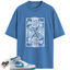 Jordan 1 Mid Legend Blue Match Shirts, KC To Match Jordan 1 Mid Legend Blue