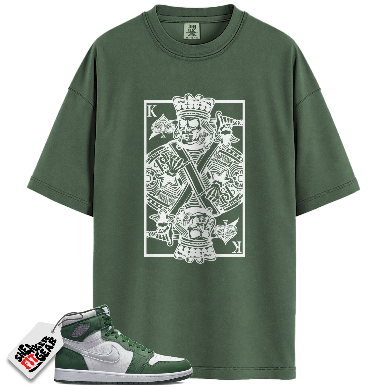 Jordan 1 Retro High OG Gorge Green Match Shirts, KC To Match Jordan 1 Retro High OG Gorge Green