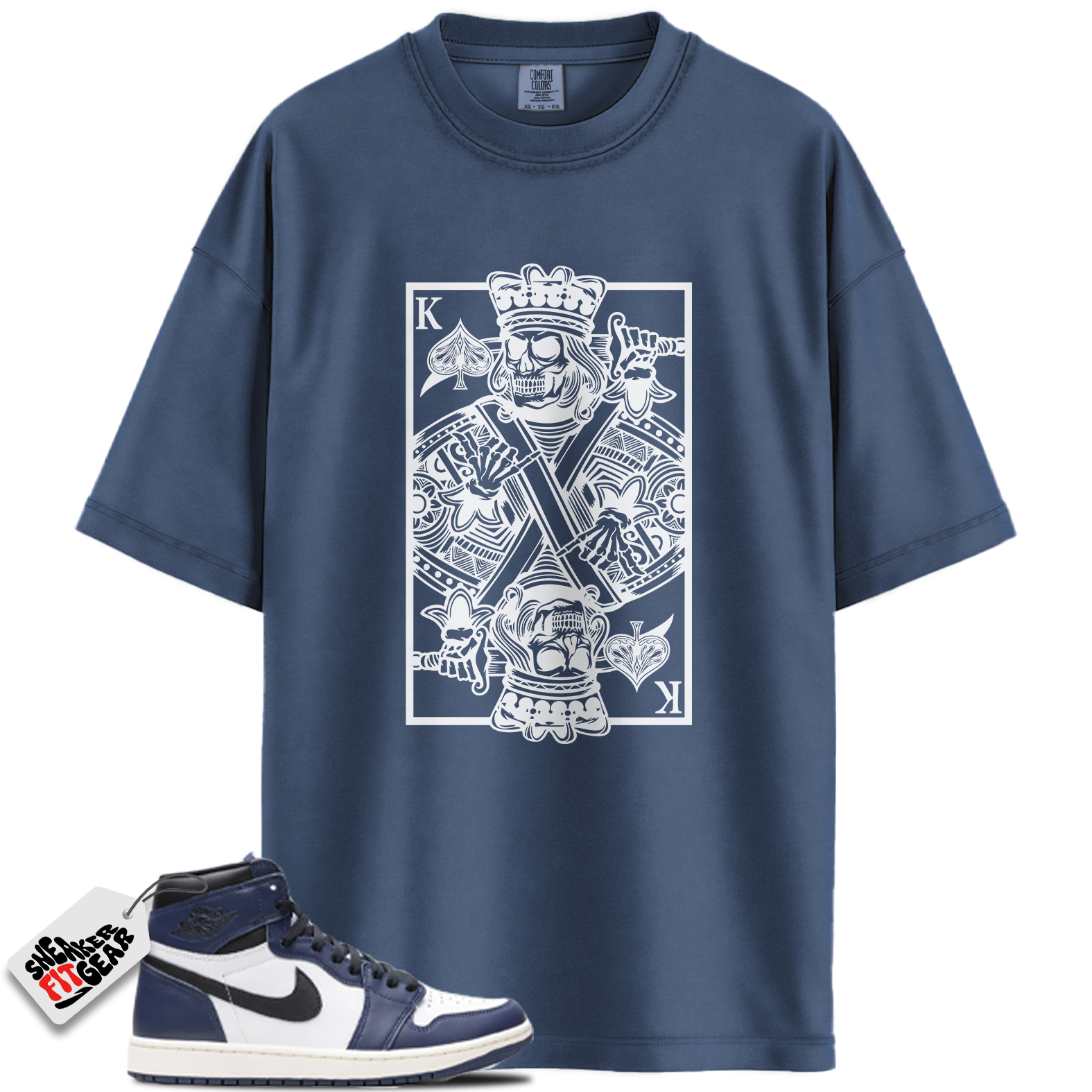 Jordan 1 High OG Midnight Navy Match Shirts, KC To Match Jordan 1 High OG Midnight Navy