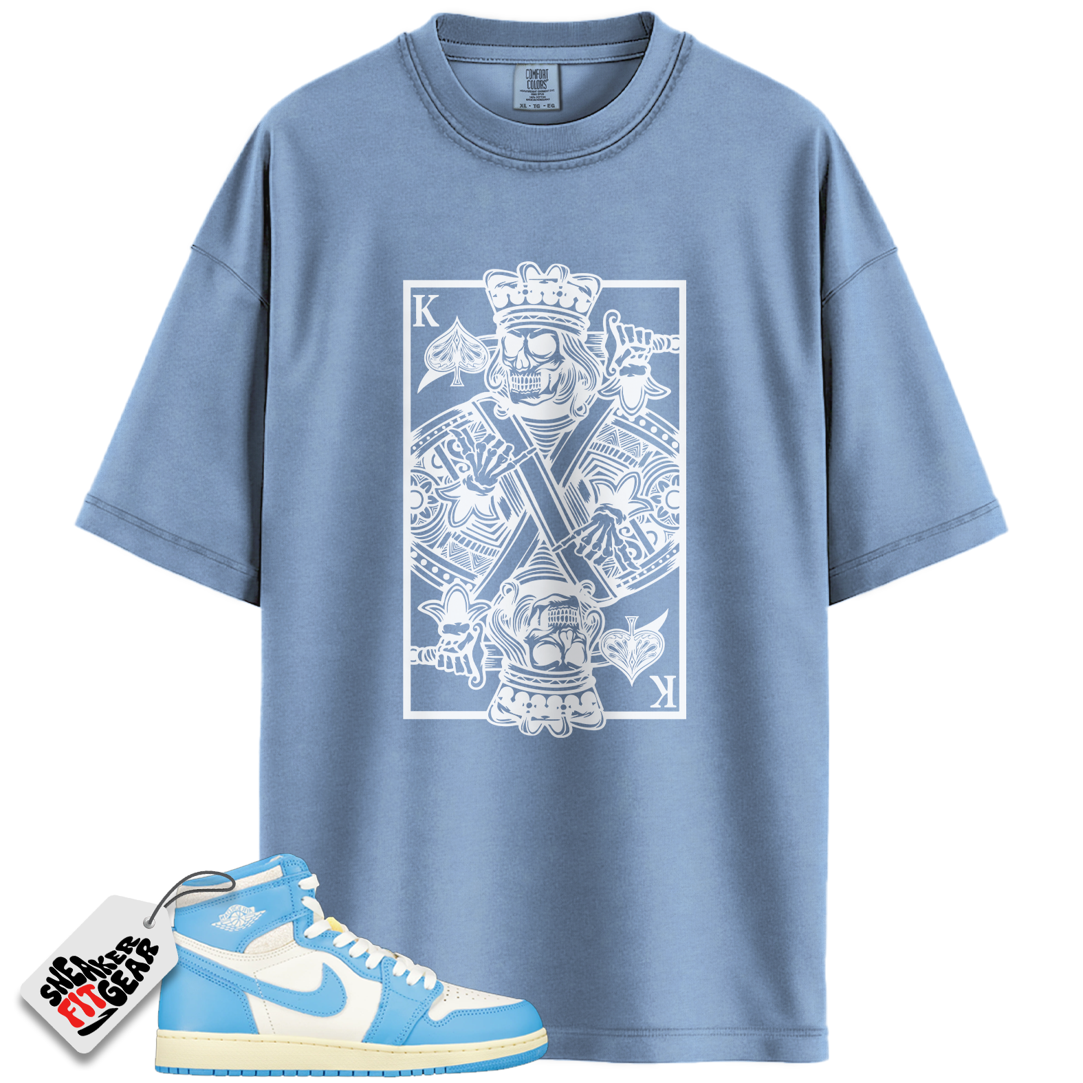 Jordan 1 Retro High OG UNC Reimagined Match Shirts, KC To Match Jordan 1 Retro High OG UNC Reimagined