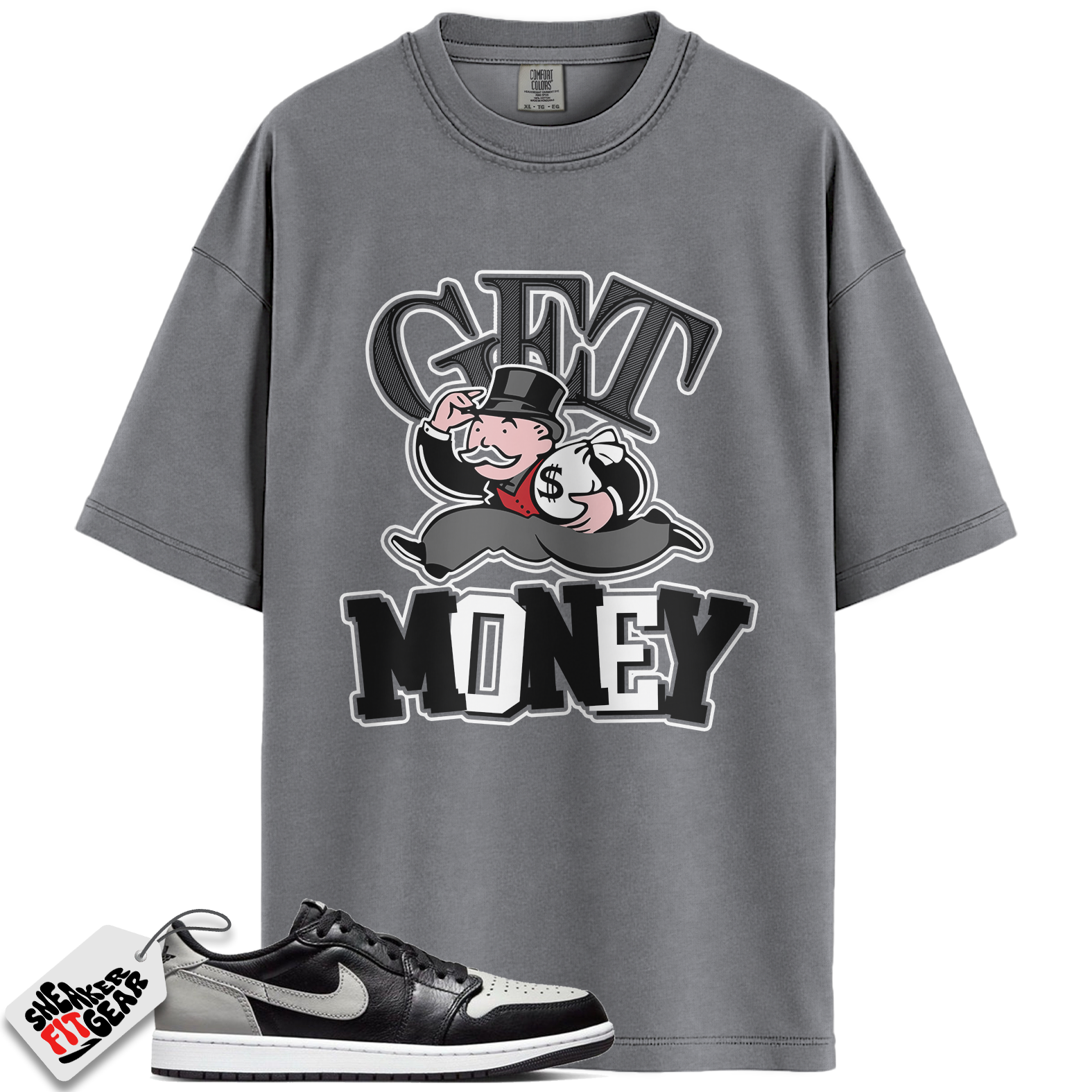 Jordan 1 Retro Low OG Shadow (2024) Match Shirts, Get Money To Match  Jordan 1 Retro Low OG Shadow (2024)