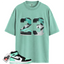 Jordan 1 Retro High OG Green Glow Match Shirts, Number 23 CM1 Shirt To Match  Jordan 1 Retro High OG Green Glow