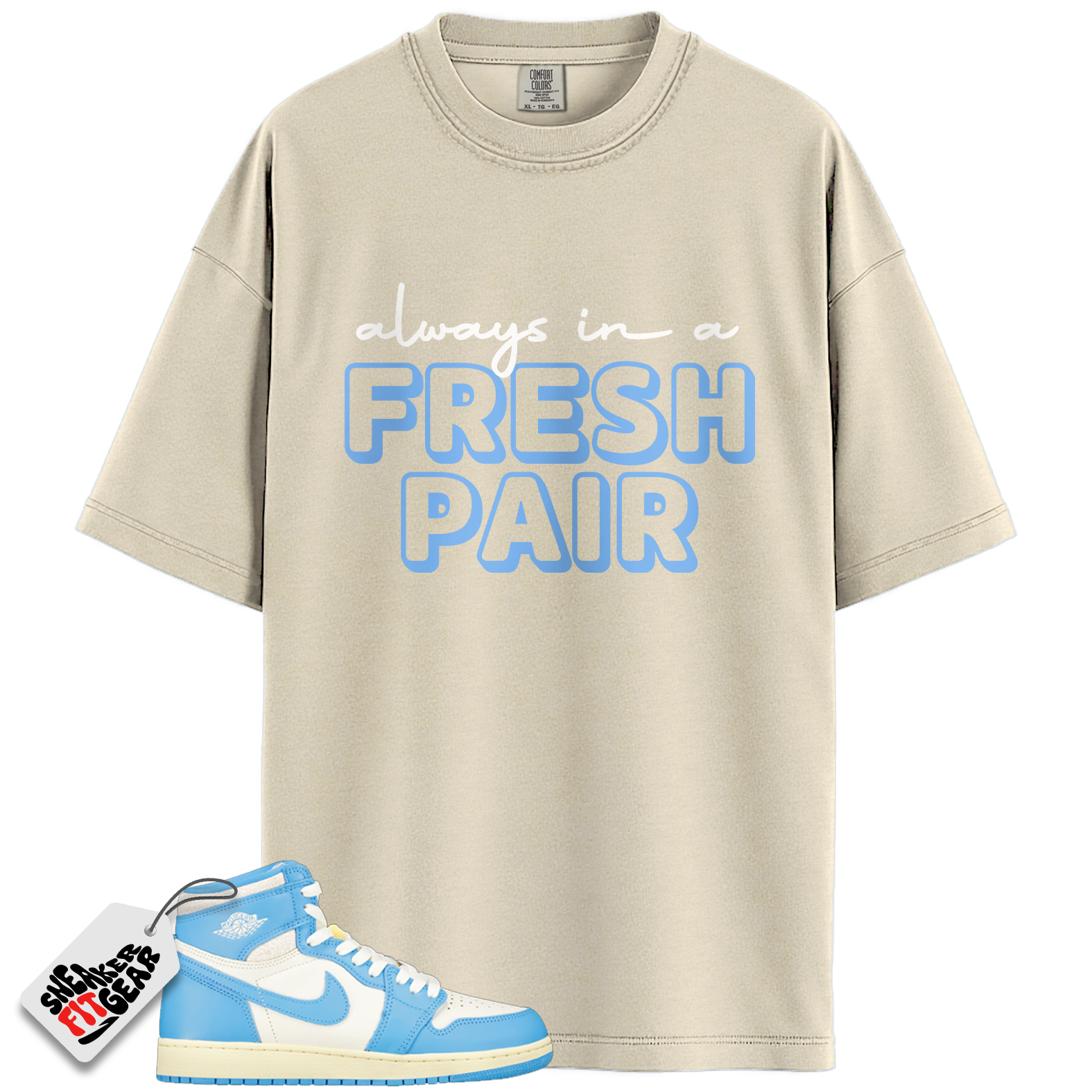 Jordan 1 Retro High OG UNC Reimagined Match Shirts, Always In A Fresh Pair Shirt To Match Jordan 1 Retro High OG UNC Reimagined