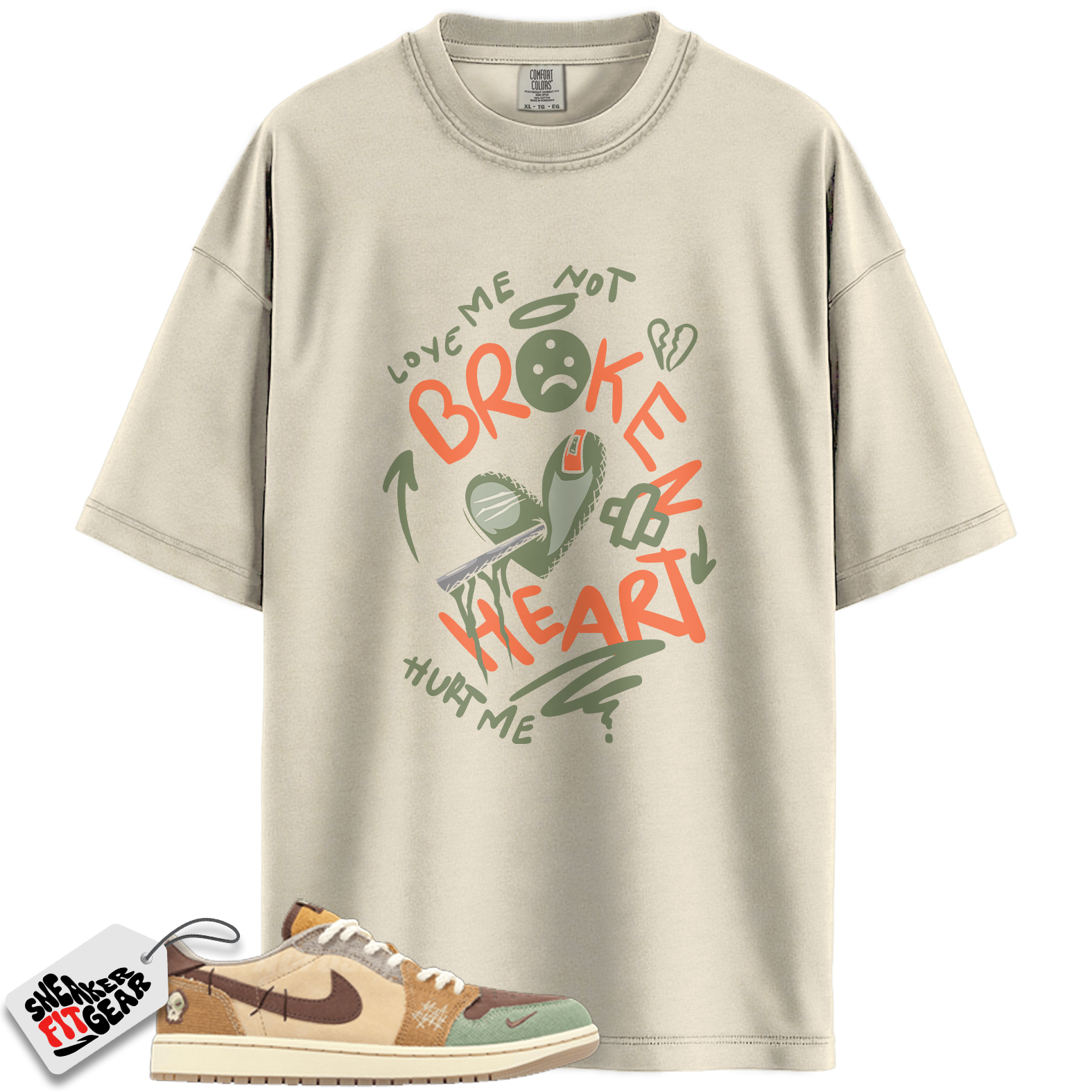 Jordan 1 Retro Low OG Zion Williamson Voodoo Match Shirts, Broken Heart Shirt To Match Jordan 1 Retro Low OG Zion Williamson Voodoo