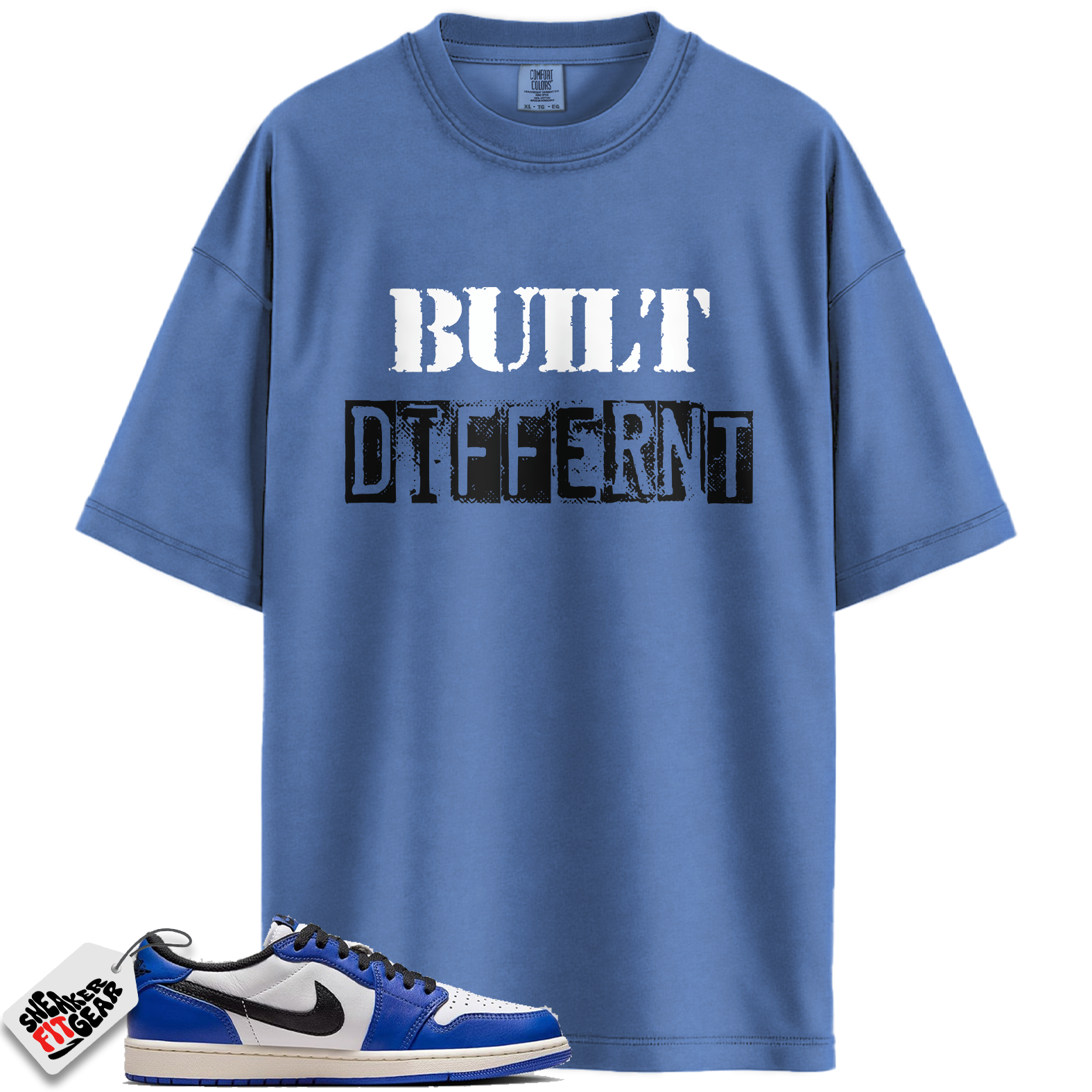Jordan 1 Low Game Royal Style Match Shirts, Built Different Shirt To Match Jordan 1 Low Game Royal Style
