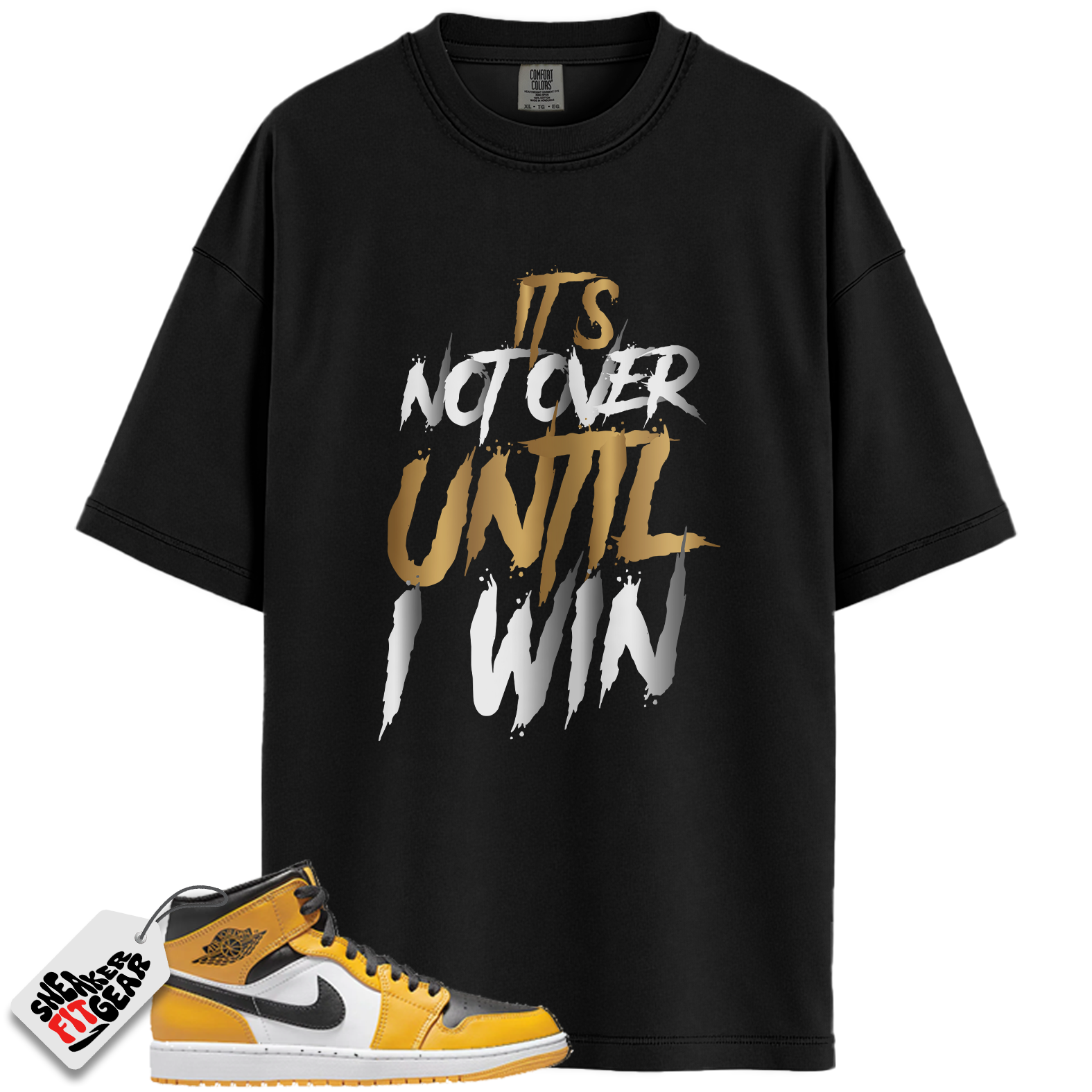 Jordan 1 Retro High OG Yellow Toe Taxi Match Shirts, Not Over Tee To Match  Jordan 1 Retro High OG Yellow Toe Taxi