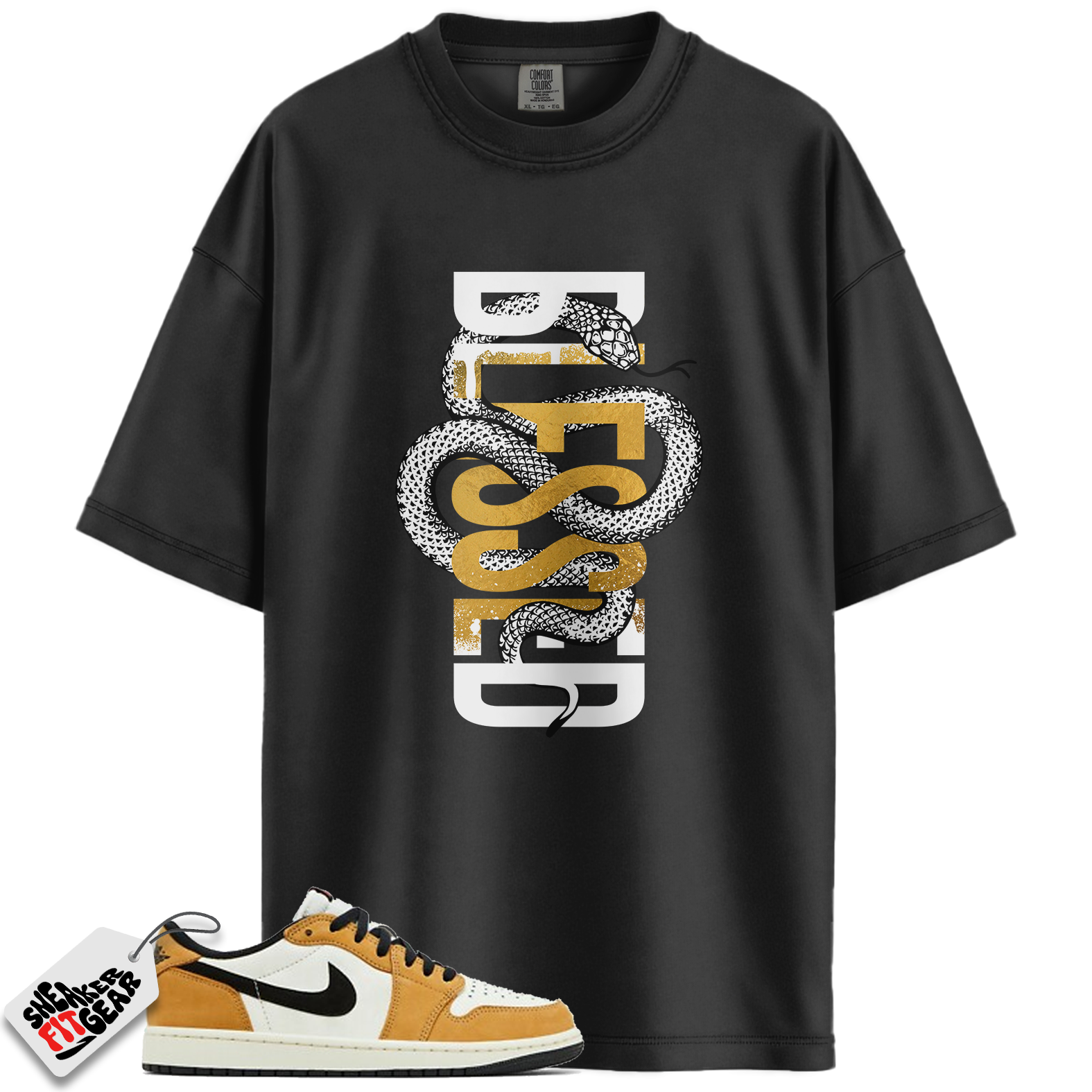 Jordan 1 Low OG Rookie of the Year Match Shirts, SNAKEBLS To Match Jordan 1 Low OG Rookie of the Year