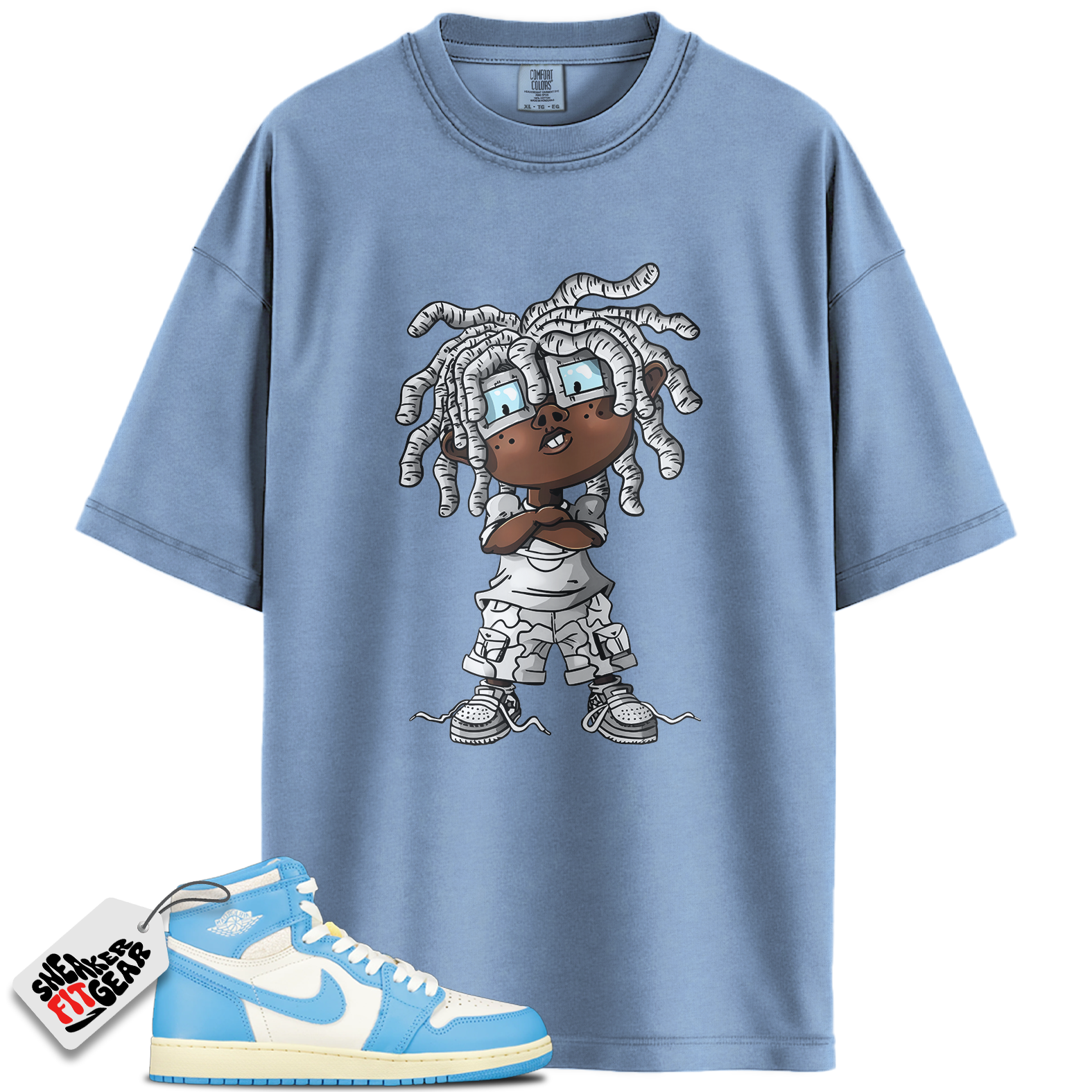 Jordan 1 Retro High OG UNC Reimagined Match Shirts, CHONGO To Match Jordan 1 Retro High OG UNC Reimagined