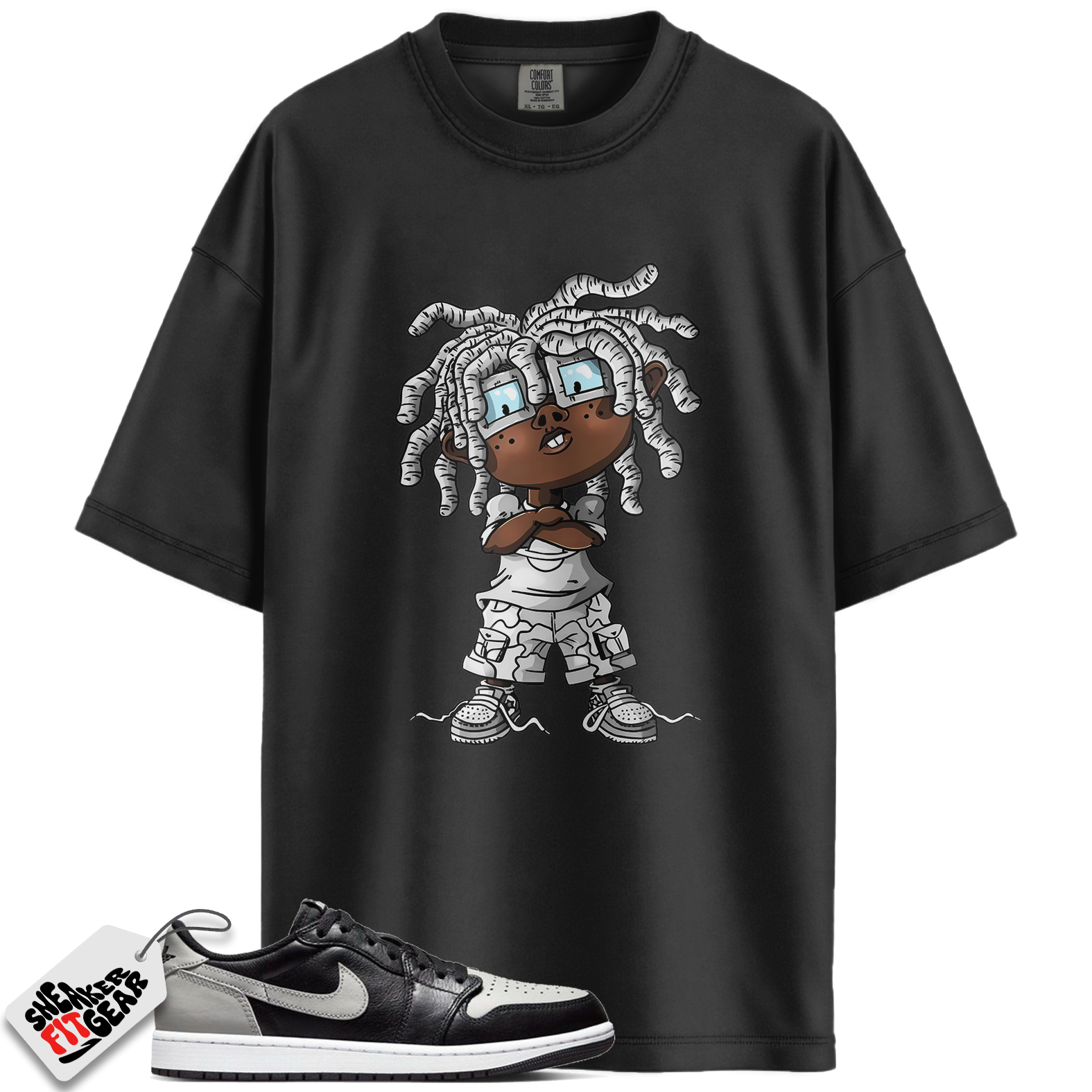 Jordan 1 Retro Low OG Shadow (2024) Match Shirts, CHONGO To Match  Jordan 1 Retro Low OG Shadow (2024)