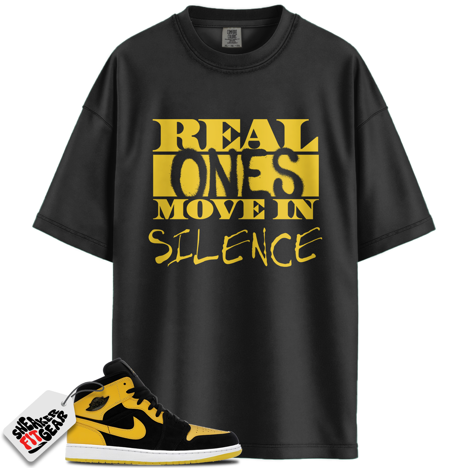 Jordan 1 Mid New Love (2025) Match Shirts, Real Ones Move In Silence To Match Jordan 1 Mid New Love (2025)