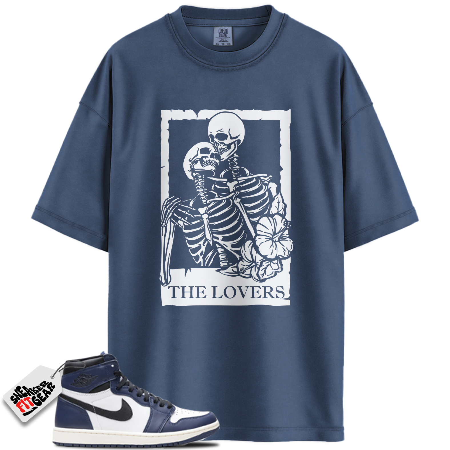 Jordan 1 High OG Midnight Navy Match Shirts, The Lovers To Match Jordan 1 High OG Midnight Navy