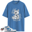 Jordan 1 Mid Legend Blue Match Shirts, Smile Through The Pain To Match Jordan 1 Mid Legend Blue