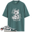 Jordan 1 Mid SE Oxidized Green Match Shirts, Smile Through The Pain To Match Jordan 1 Mid SE Oxidized Green