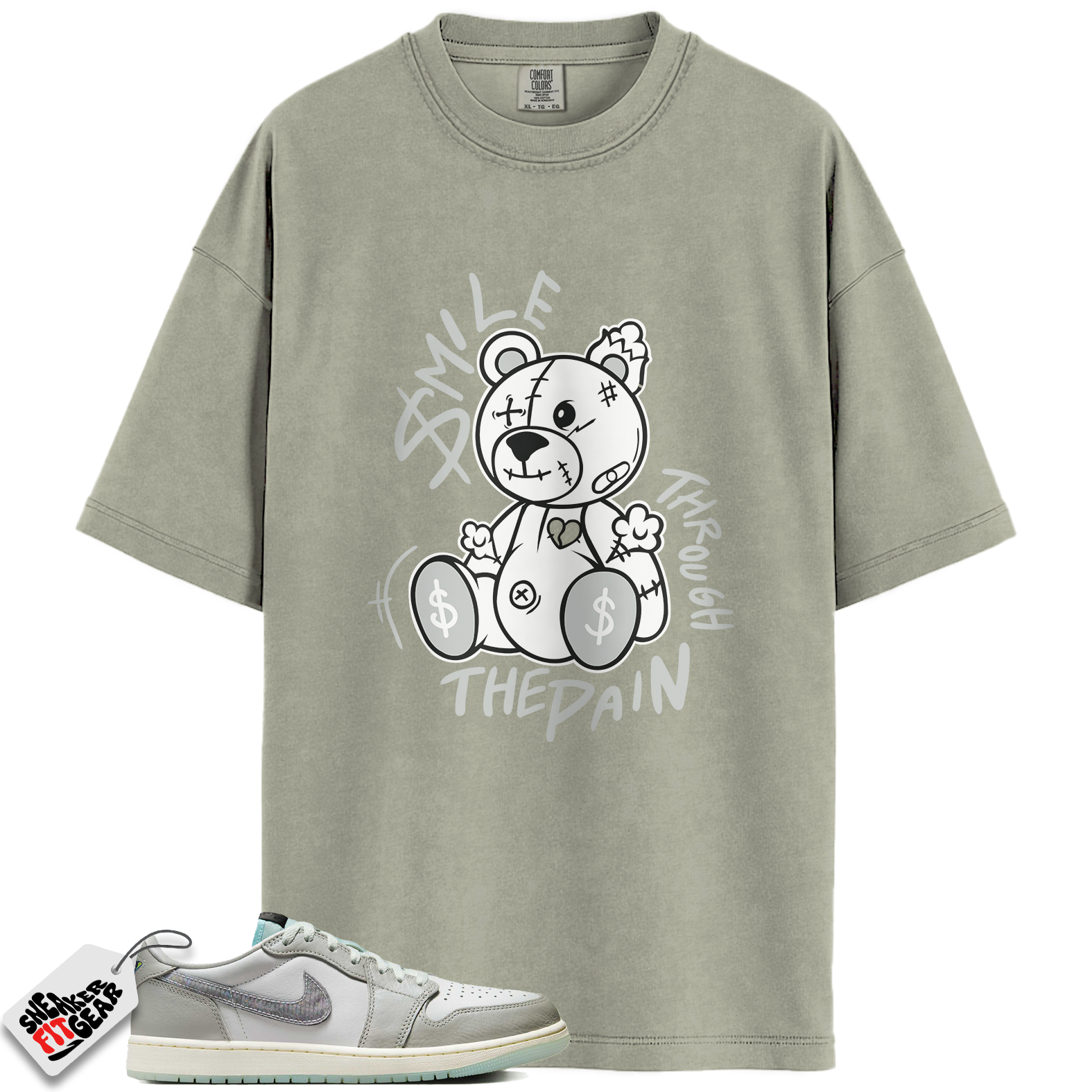Jordan 1 Retro Low OG Year of the Snake (2025) Match Shirts, Smile Through The Pain To Match Jordan 1 Retro Low OG Year of the Snake (2025)