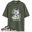 Jordan 1 Mid Black White Olive Match Shirts, Smile Through The Pain To Match Jordan 1 Mid Black White Olive