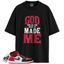 Jordan 1 Mid Alternate Bred Toe Match Shirts, God Took His Time To Match  Jordan 1 Mid Alternate Bred Toe
