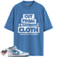Jordan 1 Mid Legend Blue Match Shirts, Cut From A Different Cloth To Match Jordan 1 Mid Legend Blue
