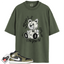Jordan 1 Mid Black White Olive Match Shirts, Smile Through The Pain To Match Jordan 1 Mid Black White Olive
