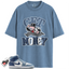 Women's Jordan 1 Mid Two Tone Blue Match Shirts, Get Money To Match Women's Jordan 1 Mid Two Tone Blue