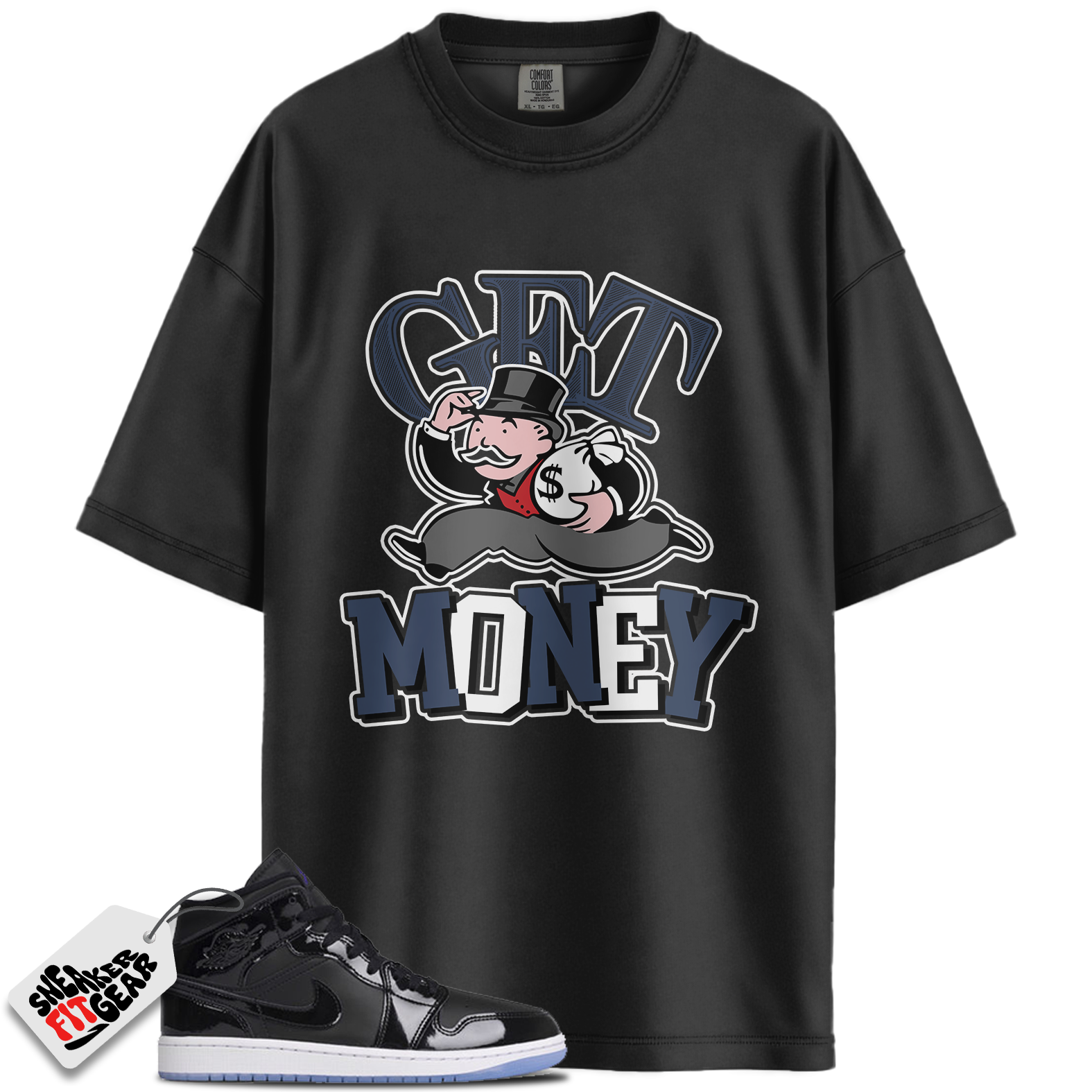 Jordan 1 Mid SE Space Jam Match Shirts, Get Money To Match Jordan 1 Mid SE Space Jam