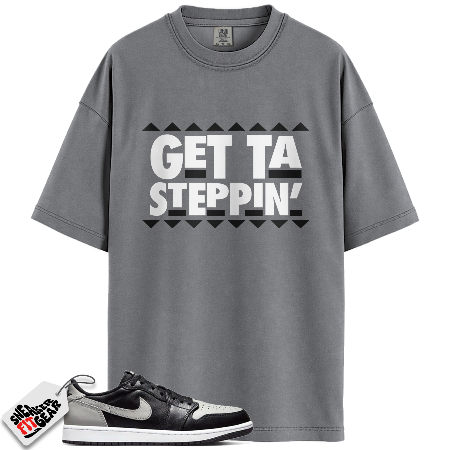 Jordan 1 Retro Low OG Shadow (2024) Match Shirts, Getta Steppin To Match  Jordan 1 Retro Low OG Shadow (2024)
