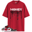 Jordan 1 Mid Alternate Bred Toe Match Shirts, Money Mentality To Match  Jordan 1 Mid Alternate Bred Toe