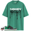 Jordan 1 Low Lucky Green Match Shirts, Money Mentality To Match Jordan 1 Low Lucky Green