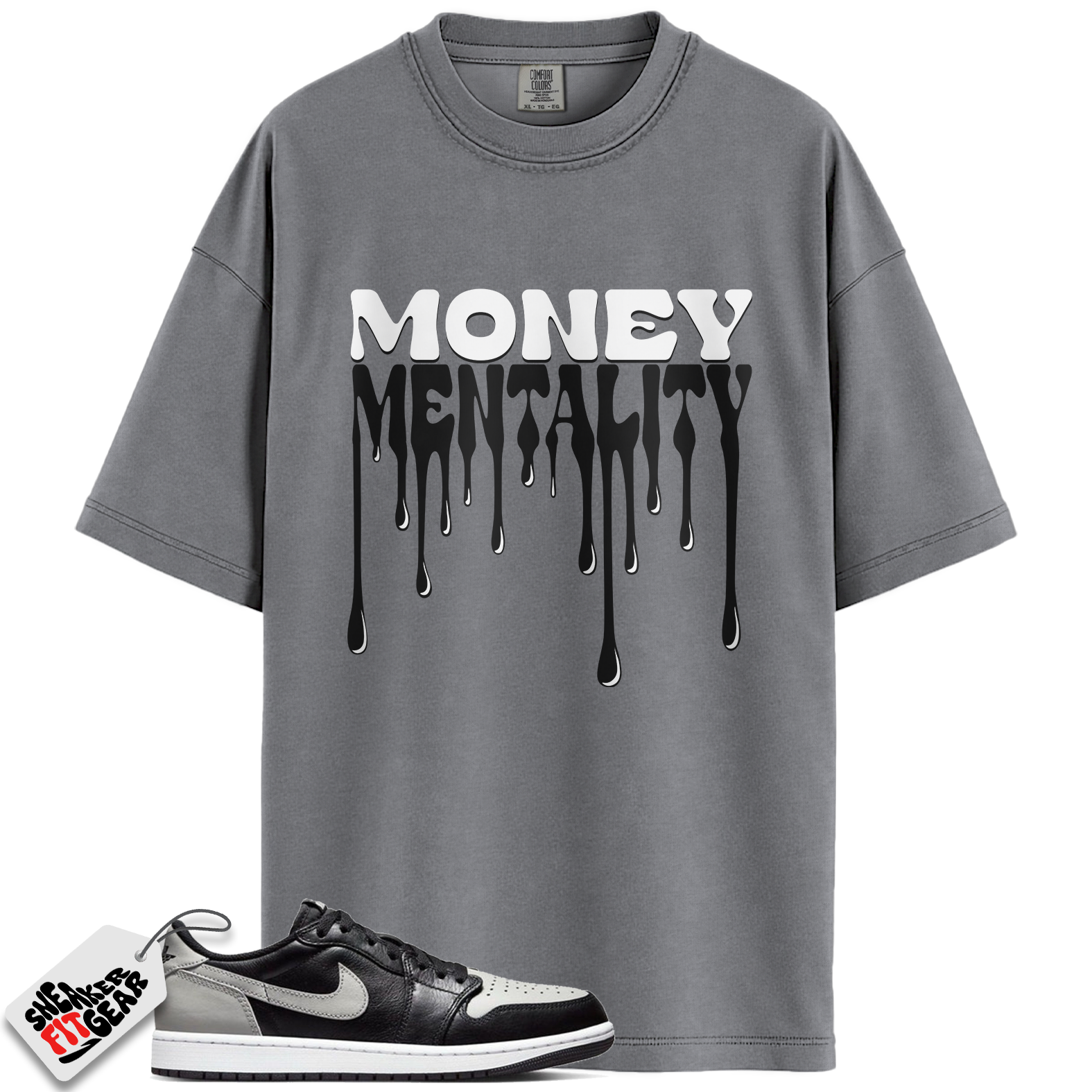 Jordan 1 Retro Low OG Shadow (2024) Match Shirts, Money Mentality To Match  Jordan 1 Retro Low OG Shadow (2024) Main image