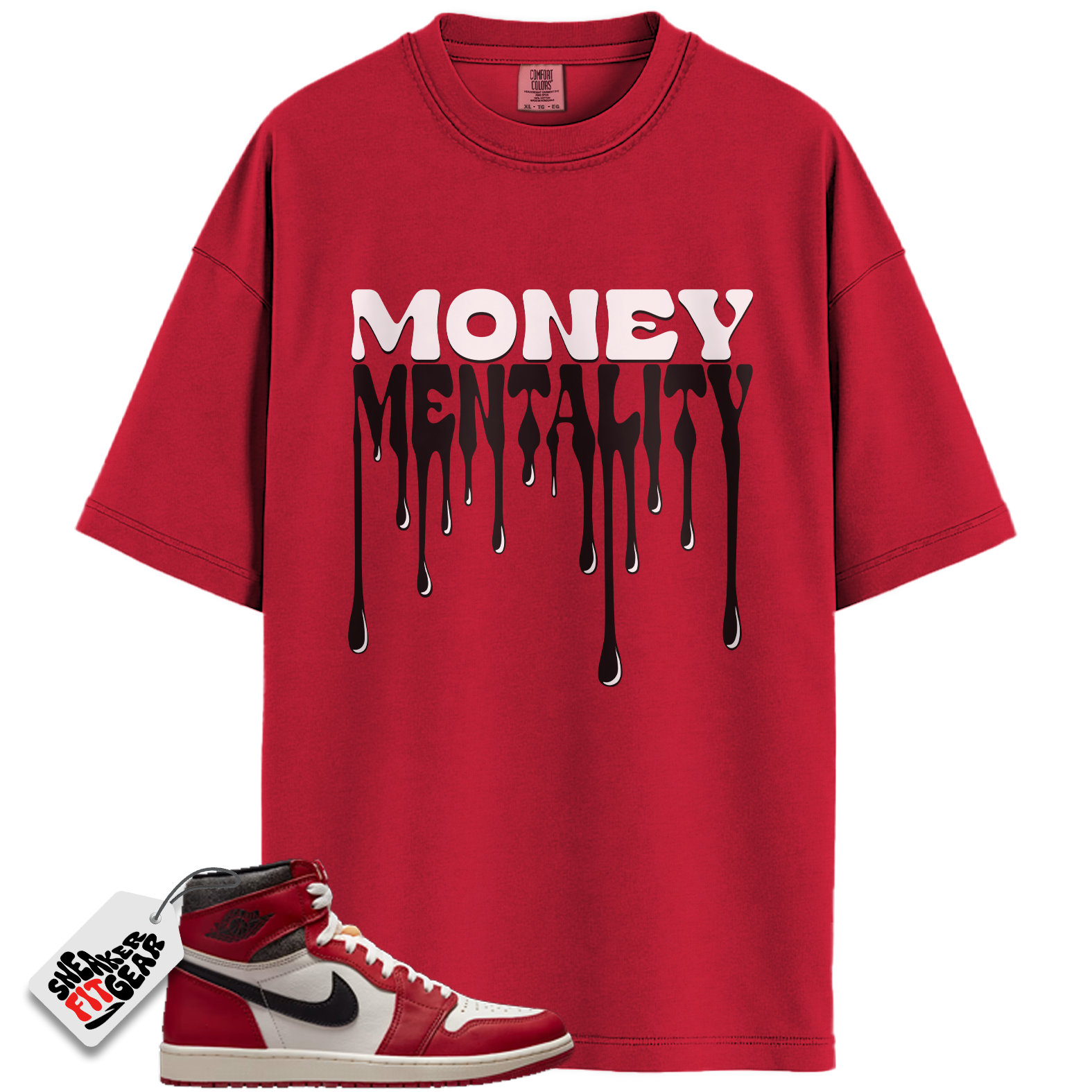Chicago Jordan 1s Lost and Found Match Shirts, Money Mentality To Match Chicago Jordan 1s Lost and Found Main image