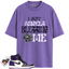 Jordan 1 Retro High Court Purple White Match Shirts, Angels To Match Jordan 1 Retro High Court Purple White