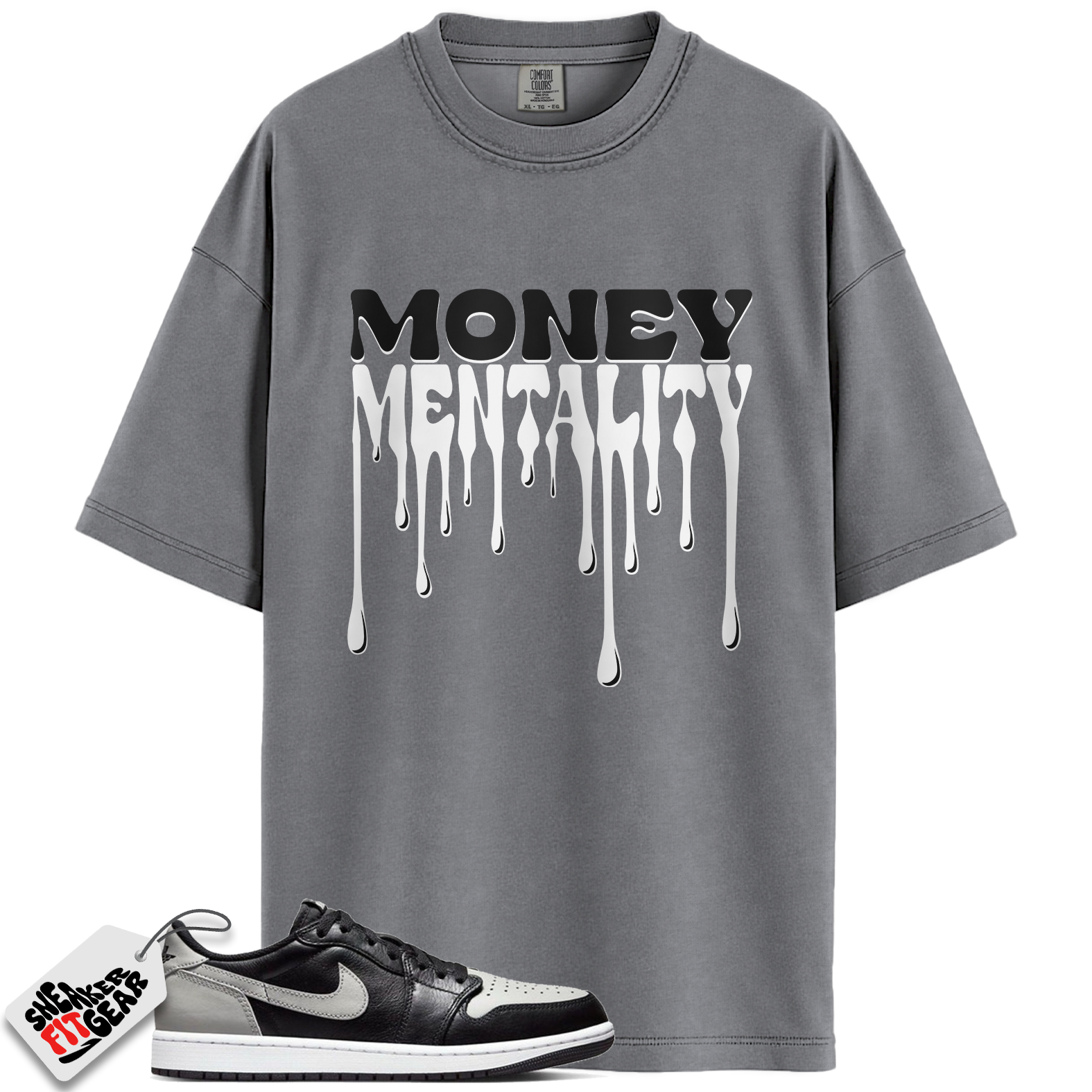 Jordan 1 Retro Low OG Shadow (2024) Match Shirts, Money Mentality To Match  Jordan 1 Retro Low OG Shadow (2024) Main image