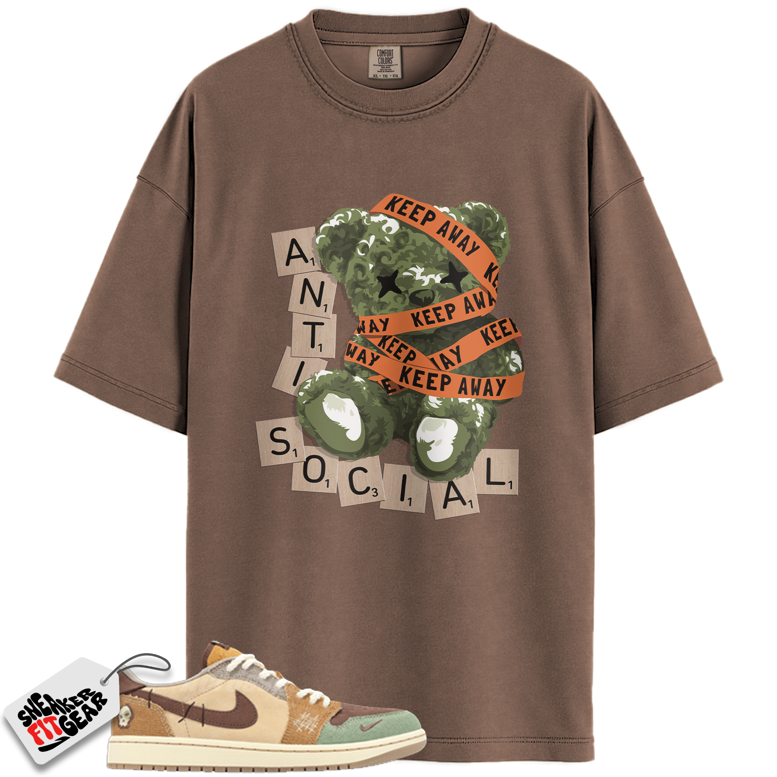 Jordan 1 Retro Low OG Zion Williamson Voodoo Match Shirts, Anti Social To Match Jordan 1 Retro Low OG Zion Williamson Voodoo