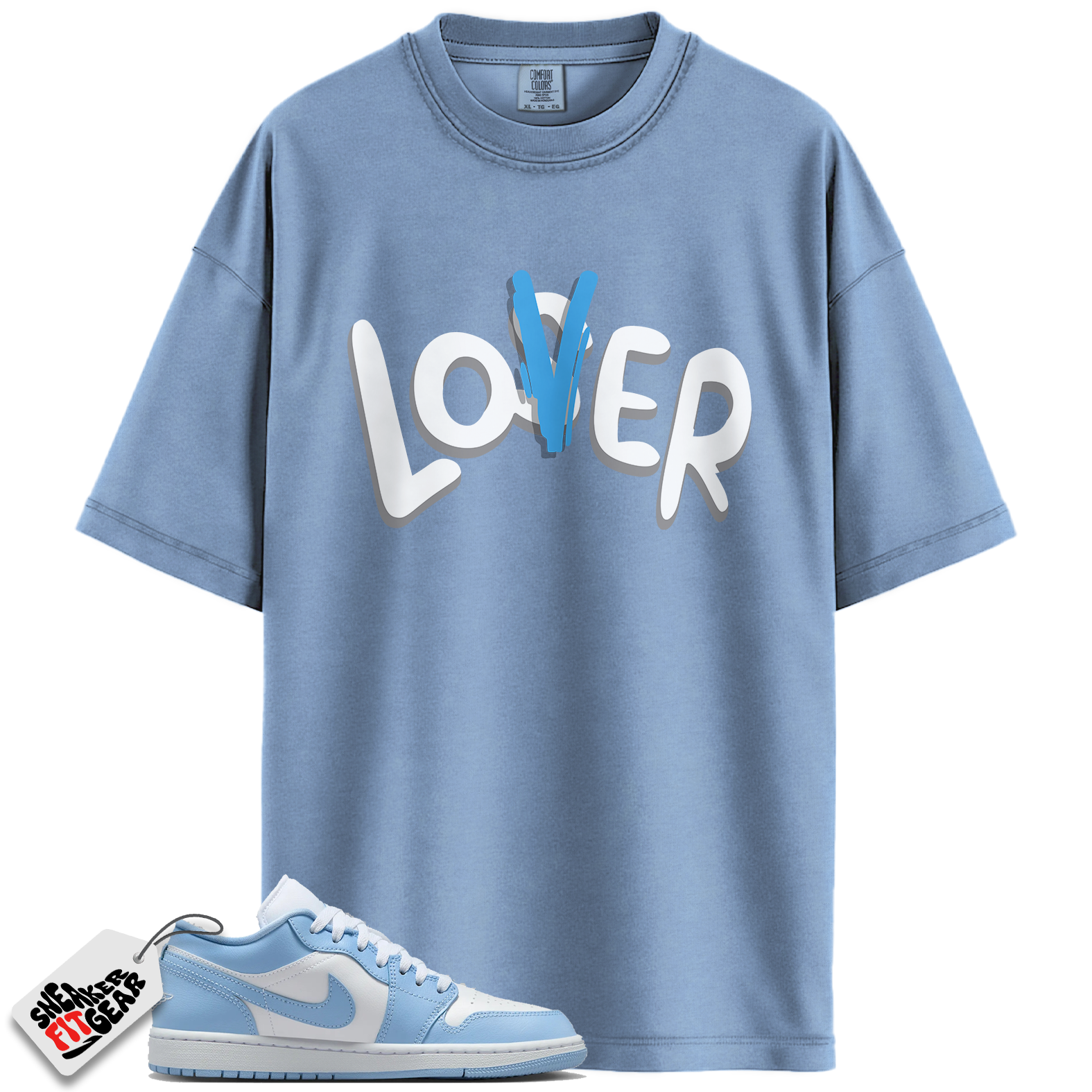 Jordan 1 Low White Aluminum Match Shirts, Lover Loser Shirt To Match Jordan 1 Low White Aluminum