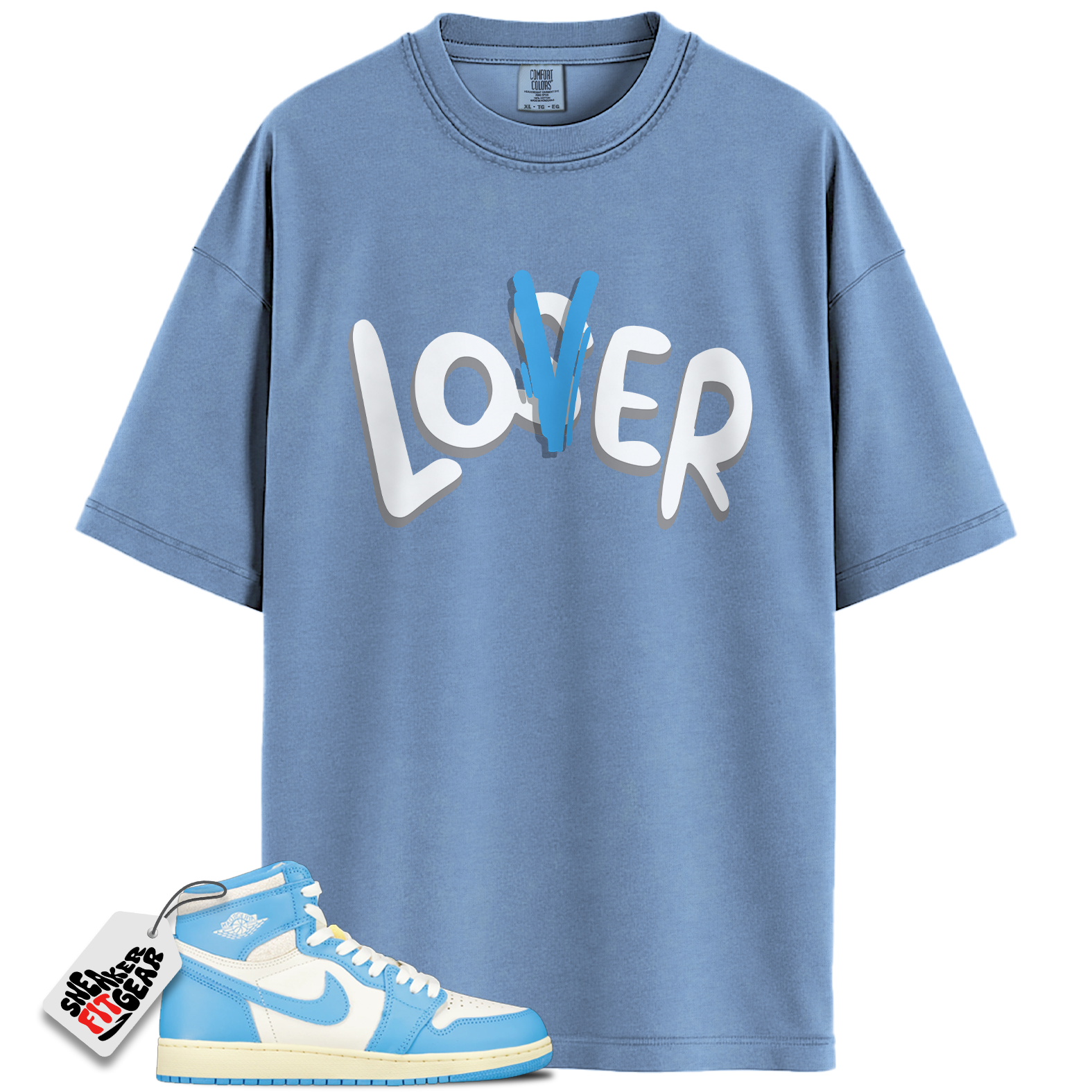 Jordan 1 Retro High OG UNC Reimagined Match Shirts, Lover Loser Shirt To Match Jordan 1 Retro High OG UNC Reimagined